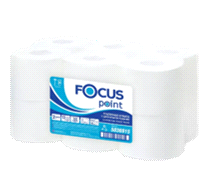 FOCUS Т/БУМАГА FOCUS С ЦЕНТ. ПОДАЧЕЙ 2СЛ 120М / FOCUS POINT CEN.TP. 2 PLY_1*12_120 M Тиснение - Перфорация +