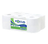 FOCUS Т/БУМАГА FOCUS ЭКО 1СЛ 200М / FOCUS JUMBO EKO TP 1*12_200 M Тиснение + Перфорация -
