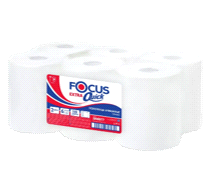 FOCUS ПОЛОТЕНЦА БУМ. FOCUS EXT. QUICK 2СЛ 150M / FOCUS EXTRA QUICK TOWEL_20 CM_1*6 Тиснение + Перфорация -