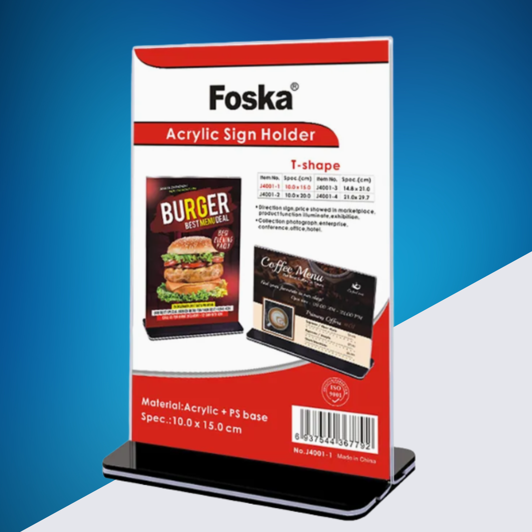 Тейбл-тент Foska A5 14,8 × 21 см, нескладной