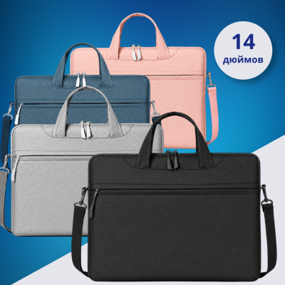 Сумка для ноутбука Foska 14 дюймов, 37 × 27 × 3 см цвета микс