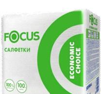 FOCUS САЛФЕТКИ FOCUS 24*24 100 ШТ / FOCUS NAPKINS 24*24_100*24 Тиснение +