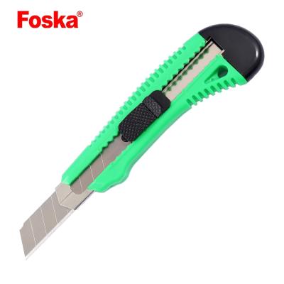 Нож канцелярский 18 мм Foska, лезвие 0,40 мм