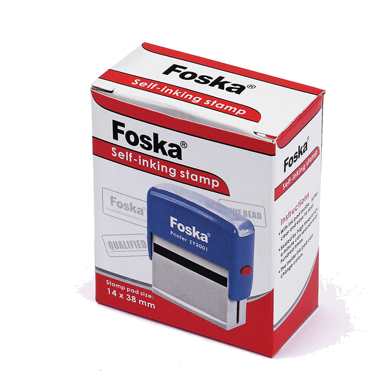 Оснастка для штампа 14 × 38 мм Foska, автоматическая